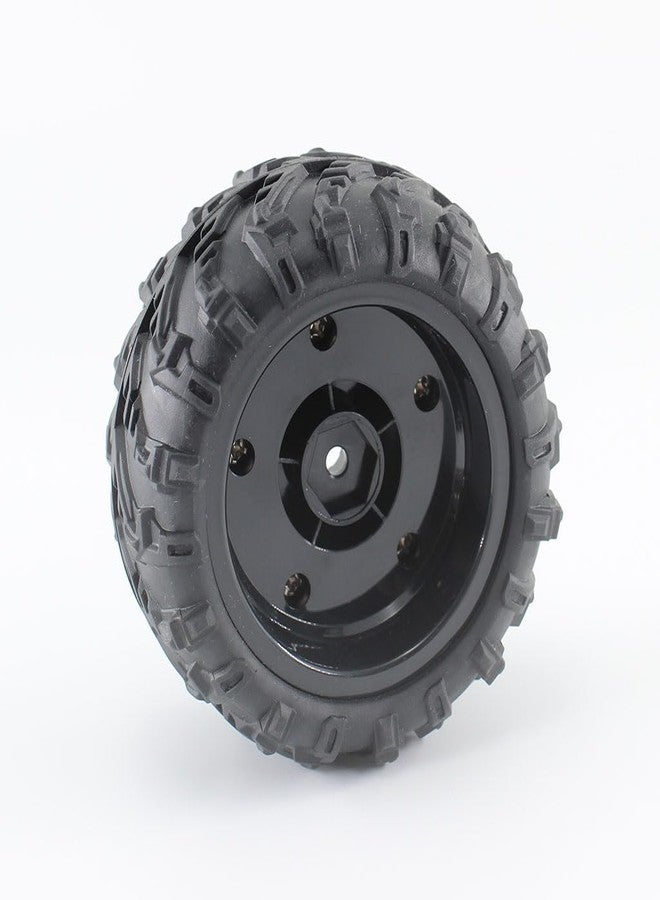 KingVal 4PCS Rubber Wheels Tires 85x47mm Hex 12mm RC Parts Compatible with WLtoys 144001 144002 144010 124016 124019, SCY 16101 16102 16201, MJX H16H H16E H16P RC Cars - Image 5